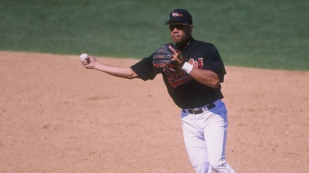 Infielder Roberto Alomar of the Baltimore Orioles in 1998. (Getty Images)