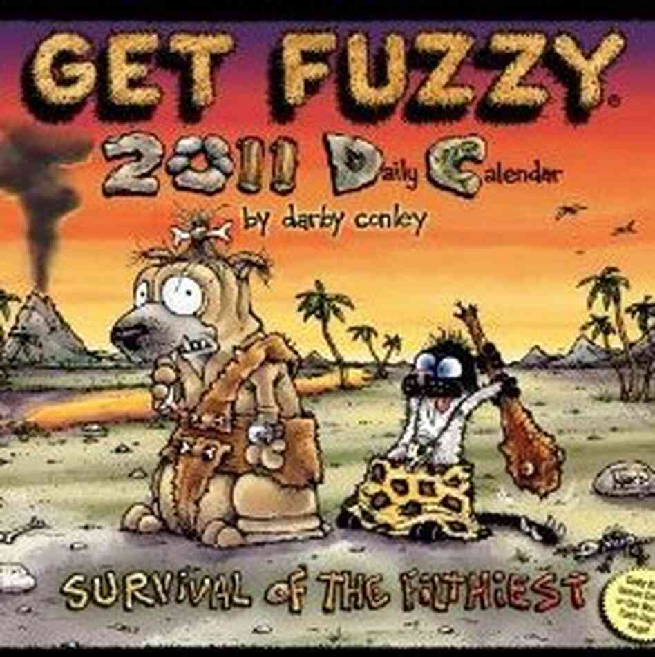 The cover of the Get Fuzzy Page-A-Day Calendar.