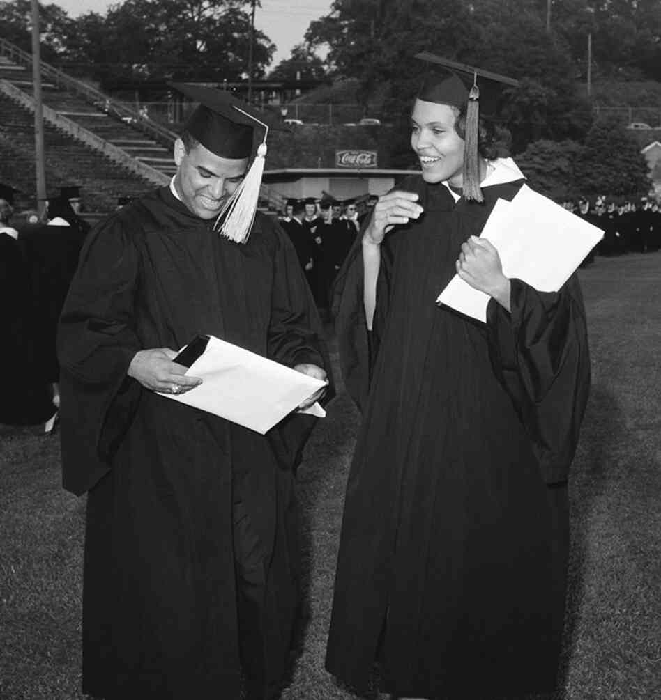 This was the moment that made the long, often bumpy road we walked as the University of Georgia's first two black students worth it. And I was so proud of Hamp who, despite the stress, graduated Phi Beta Kappa. 