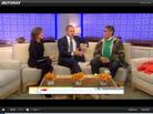 Ted Williams, the homeless man with the golden voice, on NBC-TV's The Today Show, Jan. 6, 2011. At left: Meredith Vieira. Center: Matt Lauer. Ted Williams, the homeless man with the golden voice, on NBC-TV's The Today Show, Jan. 6, 2011. At left: Meredith Vieira. Center: Matt Lauer.