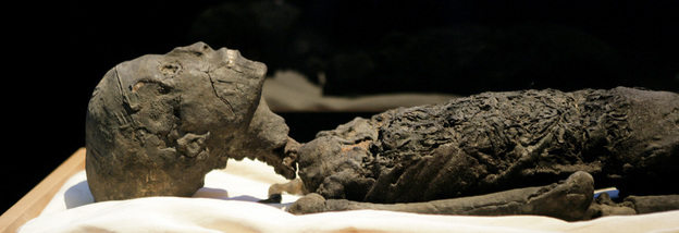 Replica of King Tut's mummy