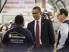 President Obama at a window manufacturing plant in Maryland, Friday, Jan. 7, 2011. President Obama at a window manufacturing plant in Maryland, Friday, Jan. 7, 2011.