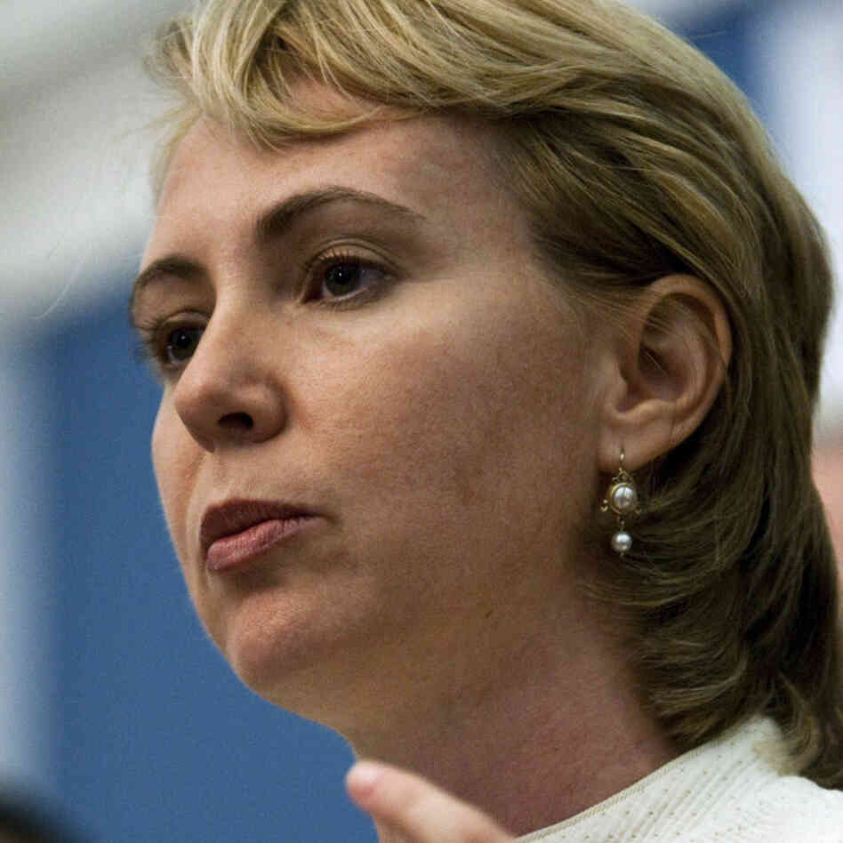 FILE - In this July 28, 2010 file photo, Rep. Gabrielle Giffords, D-Ariz., speaks during a news conference on Capitol Hill, in Washington.