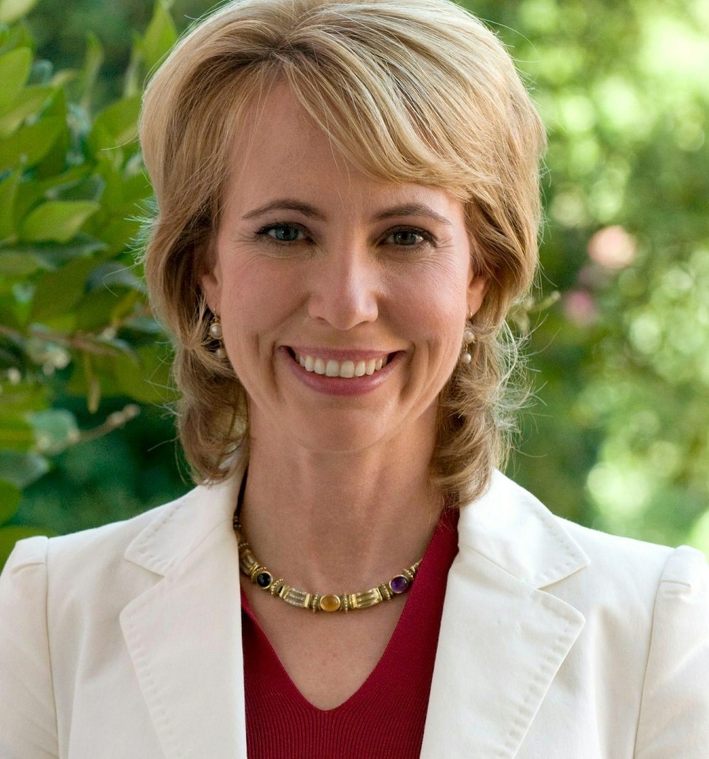 Rep. Gabrielle Giffords, shown in an undated handout image courtesy of the Giffords For Congress website, was in critical condition Sunday after being shot in the head.