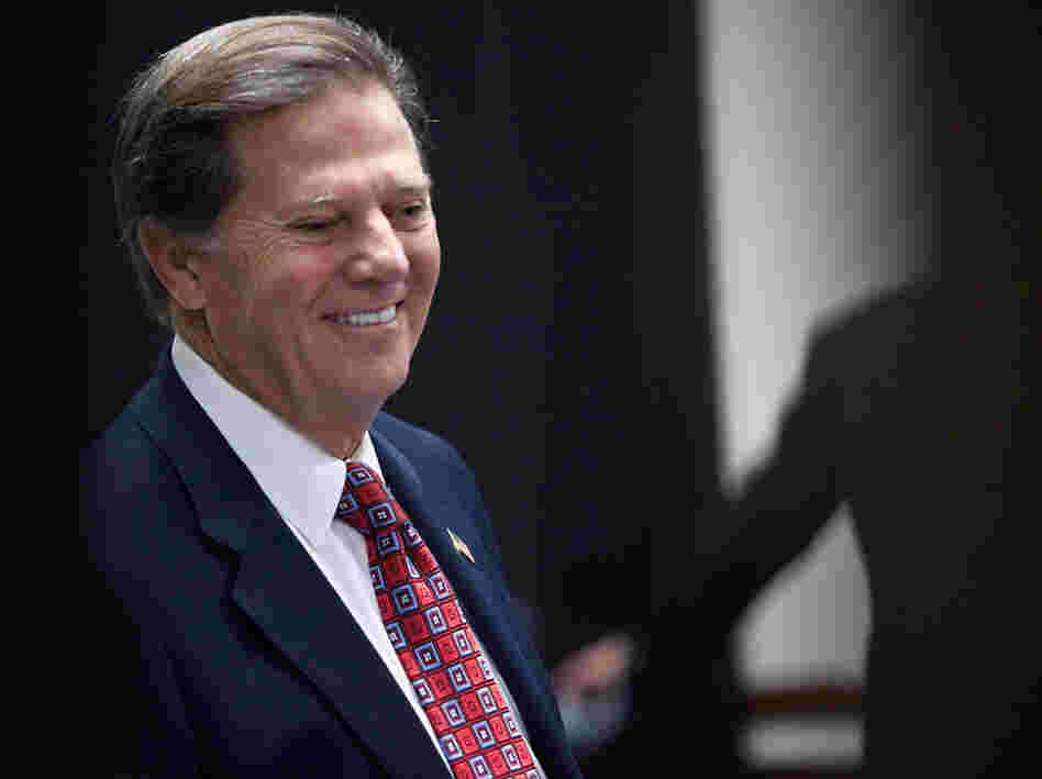 Former House Majority Leader  Rep. Tom Delay (R-TX) as he arrived in court today in Austin.