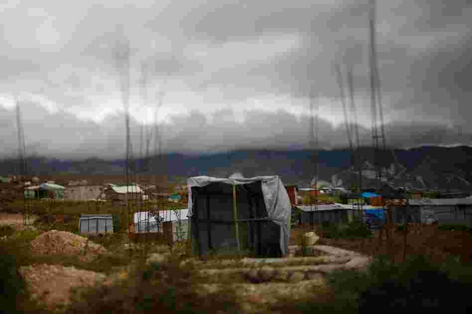 Click through the gallery to explore the different kinds of shelters Haitians have built in Cabaret.