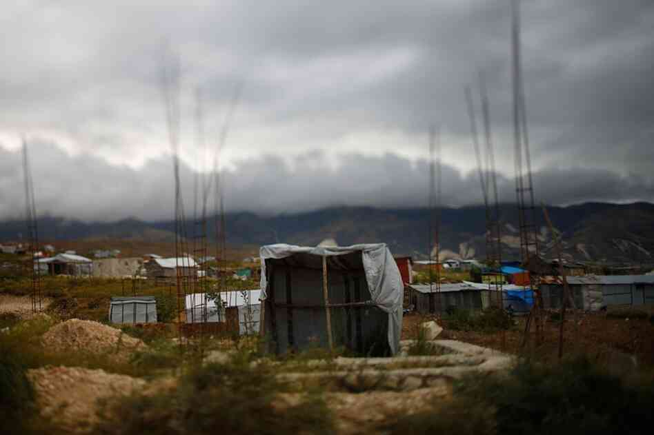 Click through the gallery to explore the different kinds of shelters Haitians have built in Cabaret.