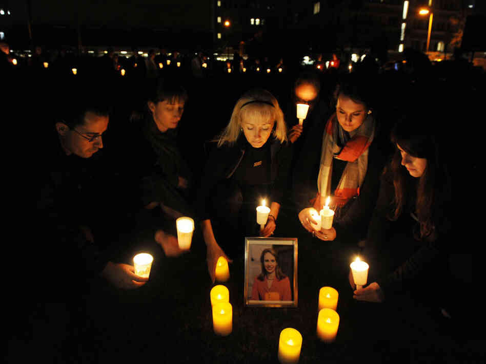 Arizona residents participate in a vigil at University Medical Center for U.S. Rep. Gabrielle Giffords. The alleged gunman Jared Loughner is reported to be deeply disturbed. Arizona residents participate in a vigil at University Medical Center for U.S. Rep. Gabrielle Giffords. The alleged gunman Jared Loughner is reported to be deeply disturbed.
