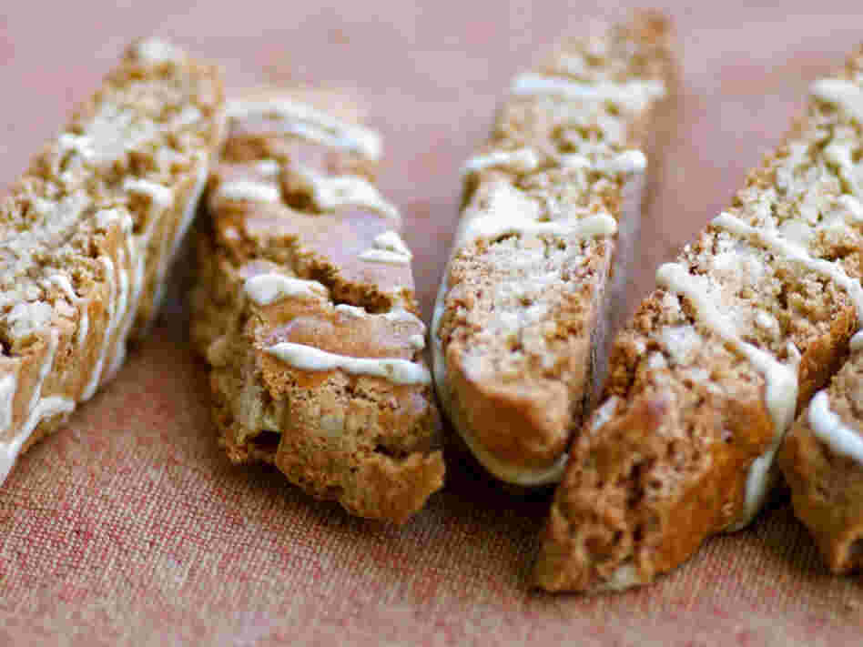 Maple Walnut Biscotti With Maple Icing Maple Walnut Biscotti With Maple Icing