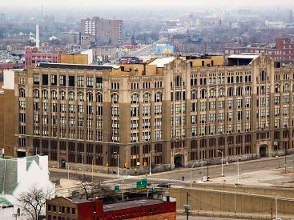 The old Cass Tech High School building in Detroit. The old Cass Tech High School building in Detroit.