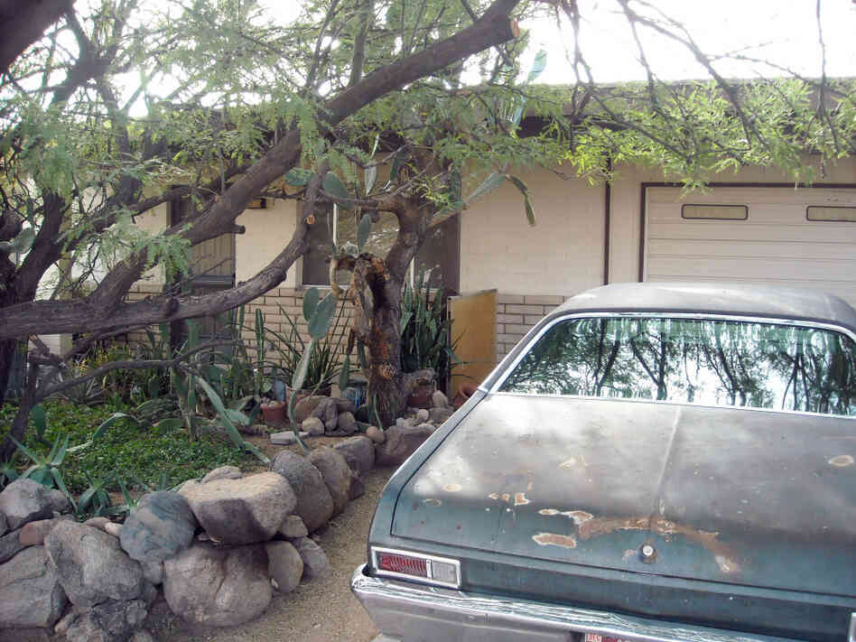 The home in Tucson, Ariz., where Jared Loughner, charged in a shooting that killed six and wounded more than a dozen, lived with his parents.