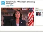 Sarah Palin, in a Web video, comments on the Arizona shooting rampage. Sarah Palin, in a Web video, comments on the Arizona shooting rampage.