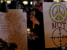 A vigil outside the University Medical Center - Arizona in Tucson, Tuesday, Jan. 11, 2011. A vigil outside the University Medical Center - Arizona in Tucson, Tuesday, Jan. 11, 2011.