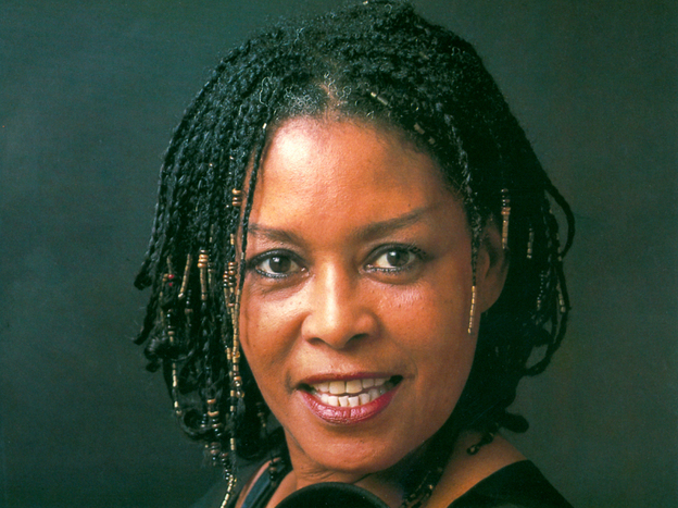 Abbey Lincoln on the front cover of her 1984 album, Talking to the Sun.