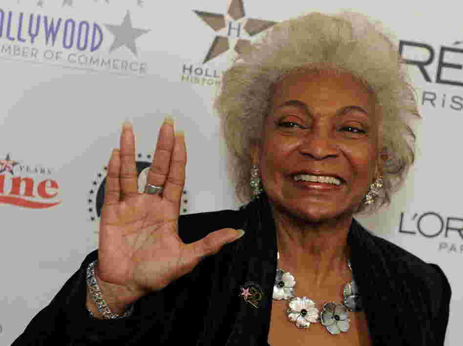 Actress Nichelle Nichols -- "Lt. Uhura" -- at the Kodak Theater in Hollywood on Nov. 3, 2010.