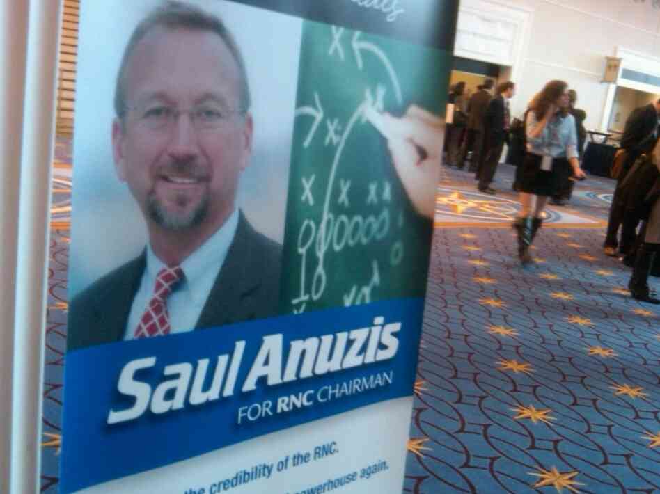 Saul Anuzis football play sign.