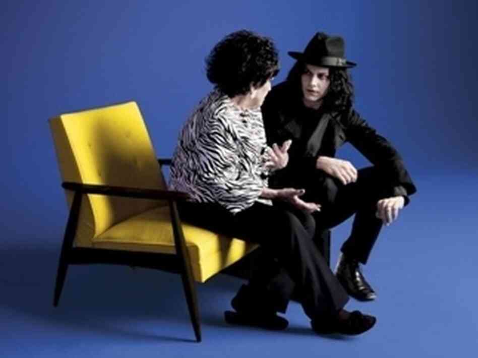 Wanda Jackson and 'The Party Ain't Over' producer Jack White.