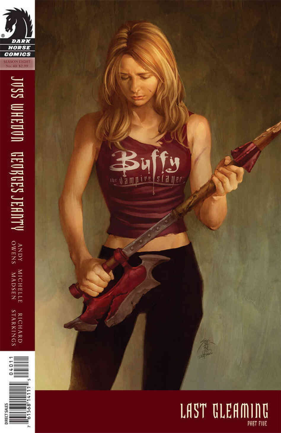 Scythe Matters: Cover of Buffy the Vampire Slayer #40