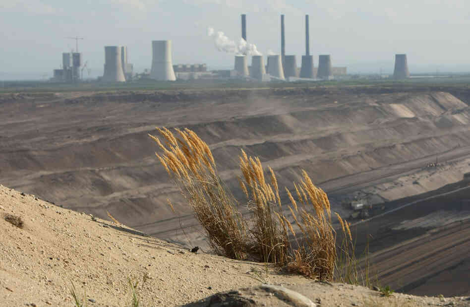 A coal-fired power plant near Weisswasser, Germany.