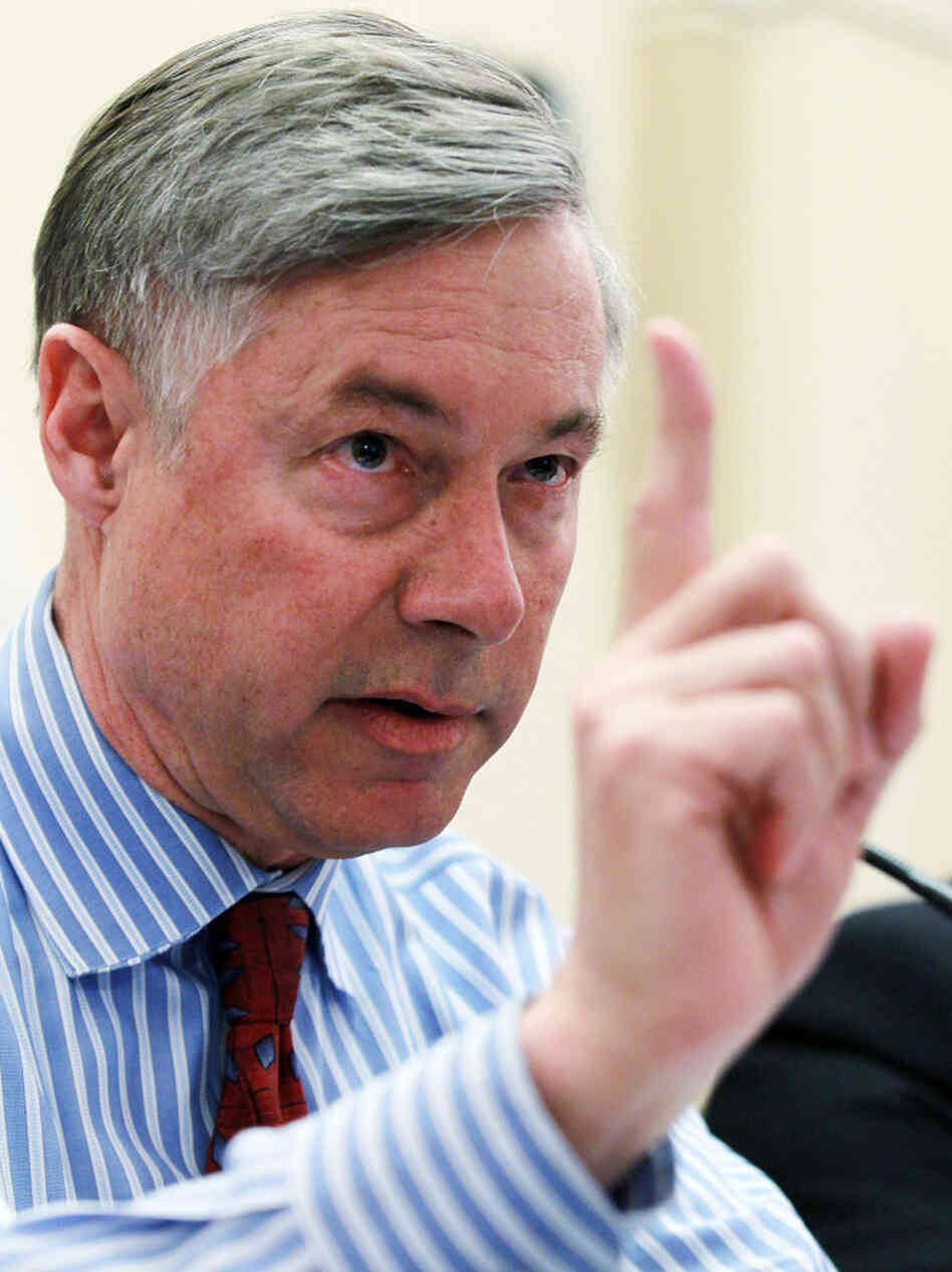 Rep. Fred Upton (R-MI) has some questions for the administration about health overhaul.