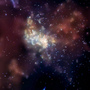 The supermassive black hole at the center of our galaxy. The supermassive black hole at the center of our galaxy.