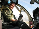 Glendale, Calif., Police Sgt. Steve Robertson was first incapacitated by a laser beam while landing a helicopter in the mid-1990s. Since then, he says, he and his fellow police pilots in Glendale have been targeted dozens of times by people shining cheap, easy-to-buy lasers. Glendale, Calif., Police Sgt. Steve Robertson was first incapacitated by a laser beam while landing a helicopter in the mid-1990s. Since then, he says, he and his fellow police pilots in Glendale have been targeted dozens of times by people shining cheap, easy-to-buy lasers.
