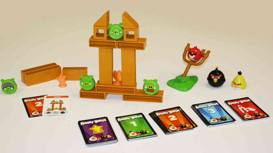 This spring, Mattel plans to release Angry Birds Knock On Wood, a board game based on the wildly popular Angry Birds digital game.