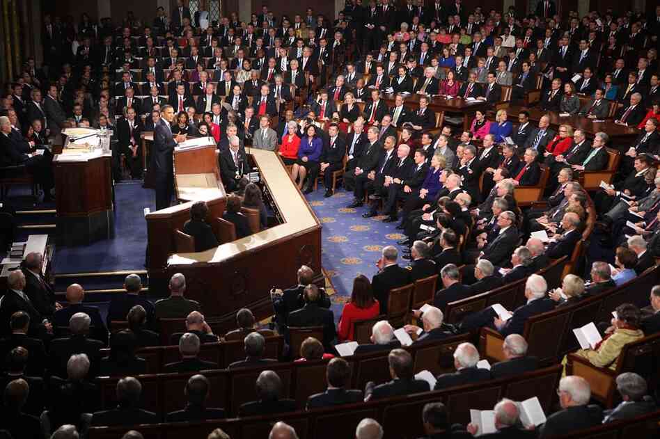 For the first time in memory, many members of Congress sit beside colleagues from the opposite political party. 