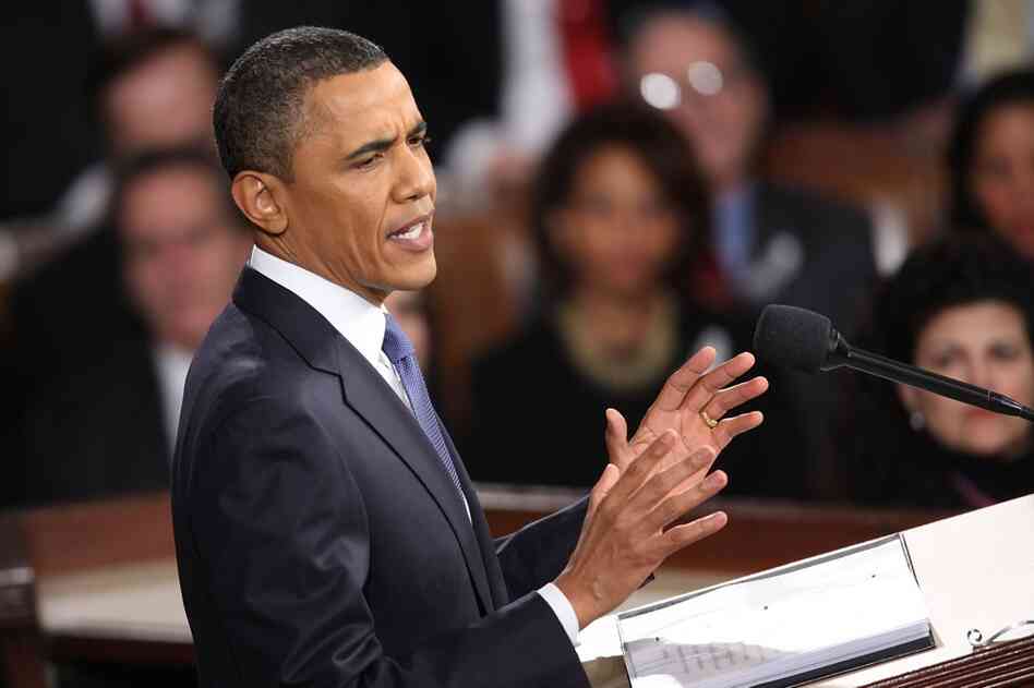 "The steps we've taken over the last two years may have broken the back of this recession," Obama says, "but to win the future, we'll need to take on challenges that have been decades in the making." 