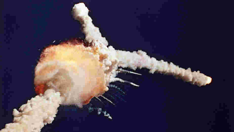 The space shuttle Challenger explodes shortly after lifting off from the Kennedy Space Center in Cape Canaveral, Fla., on Jan. 28, 1986. The space shuttle Challenger explodes shortly after lifting off from the Kennedy Space Center in Cape Canaveral, Fla., on Jan. 28, 1986.