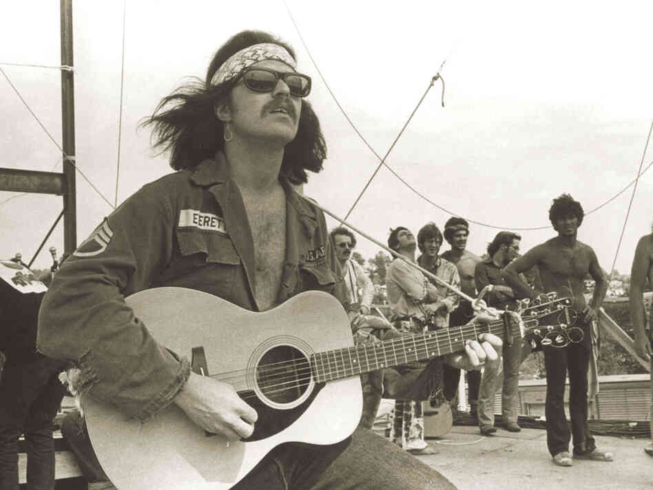 Country Joe at Woodstock.
