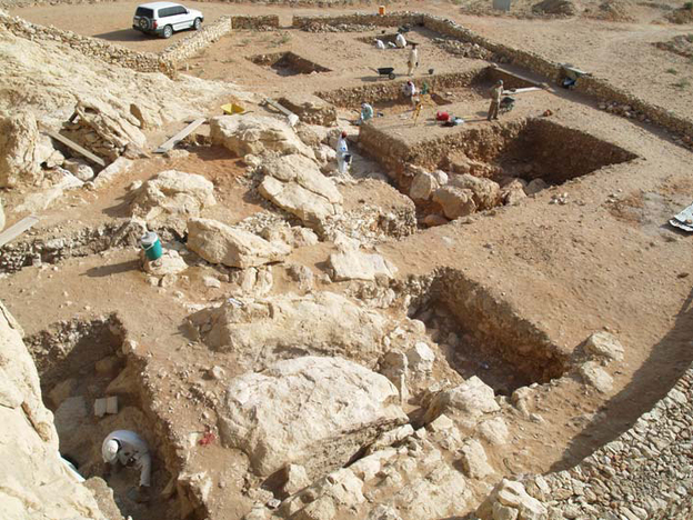 The Jebel Faya site in the United Arab Emirates, where the tools were found.