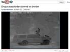 Screen grab from surveillance video showing drug smugglers using a catapult to launch marijuana over the Mexico-Arizona border. Screen grab from surveillance video showing drug smugglers using a catapult to launch marijuana over the Mexico-Arizona border.