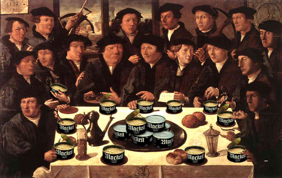 Mackerel banquet circa 1533.