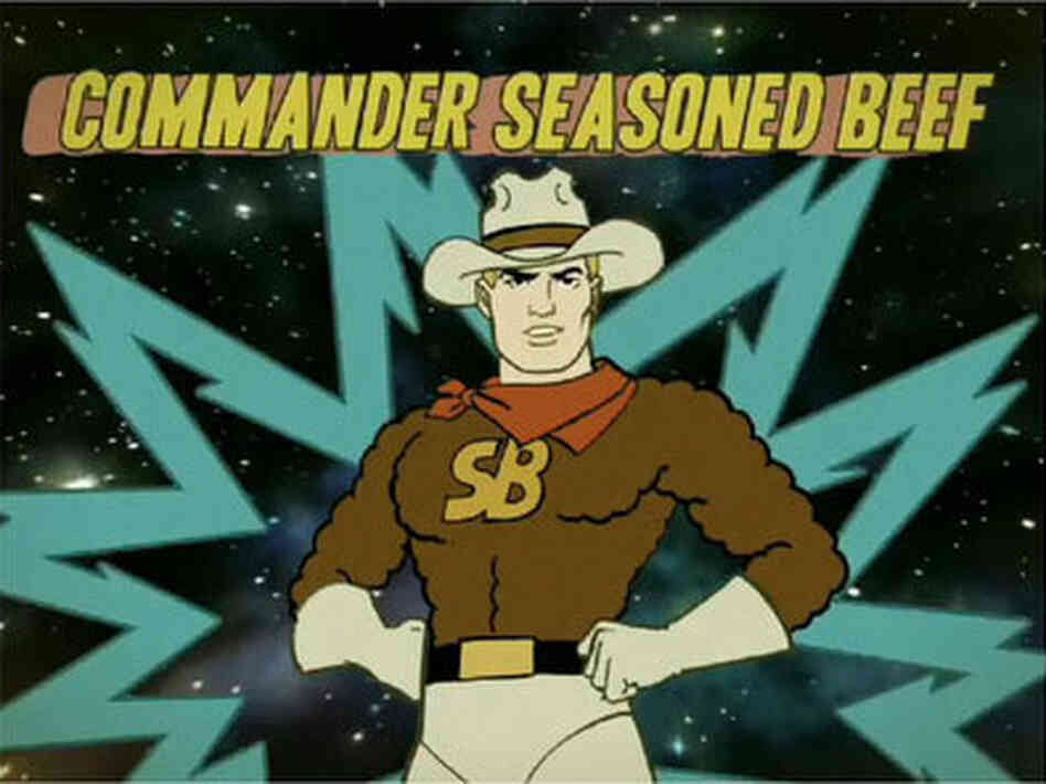 Commander Seasoned Beef from Taco Bell's "Super Delicious Ingredient Force" ad campaign.