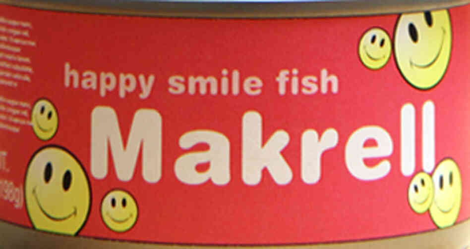 A can of makrell. A can of makrell.