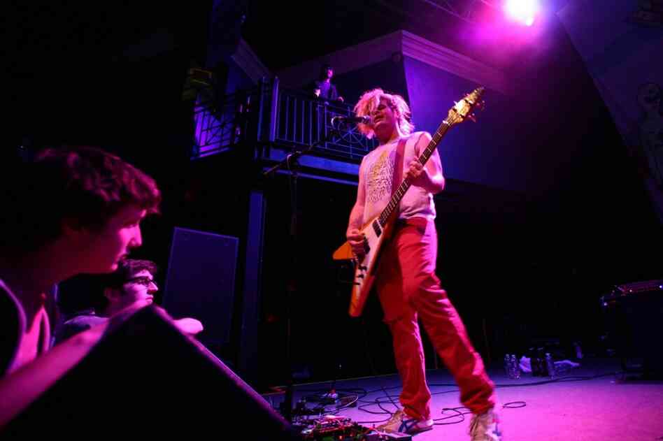 Wavves opened the performance for Best Coast.