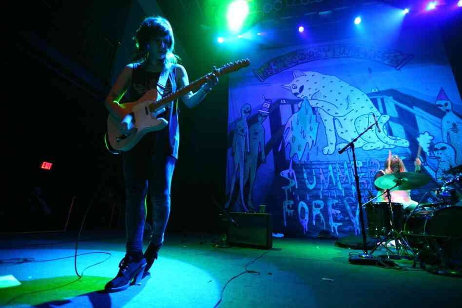 Best Coast performing live at the 9:30 Club in Washington, D.C., Jan. 31, 2011.