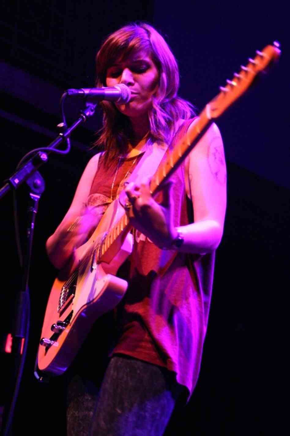 Best Coast performing live at the 9:30 Club in Washington, D.C., Jan. 31, 2011.