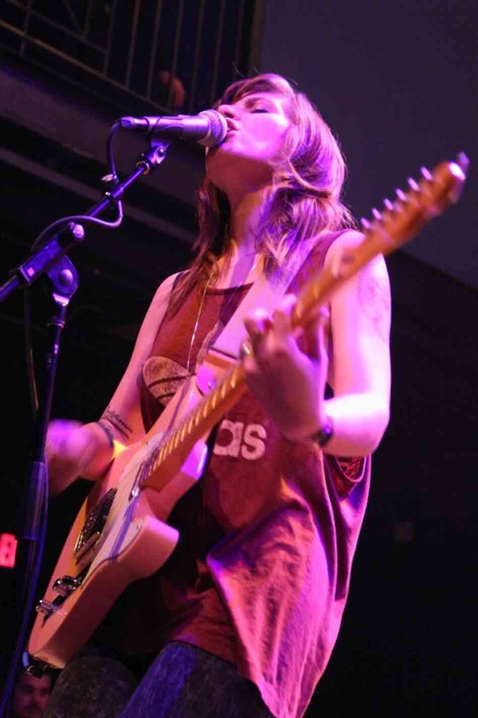 Best Coast performing live at the 9:30 Club in Washington, D.C., Jan. 31, 2011.