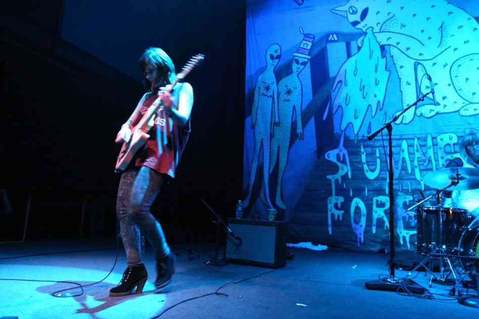 Best Coast performing live at the 9:30 Club in Washington, D.C., Jan. 31, 2011.