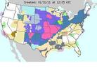 Winter warnings, Jan. 31, 2011. Winter warnings, Jan. 31, 2011.