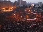 Anti-government protesters demonstrate as night falls in Tahrir, or Liberation Square in Cairo, Egypt, Feb. 1. More than a quarter-million people flooded into the heart of Cairo Tuesday, filling the city's main square in by far the largest demonstration in a week of unceasing demands for President Hosni Mubarak to leave after nearly 30 years in power. Anti-government protesters demonstrate as night falls in Tahrir, or Liberation Square in Cairo, Egypt, Feb. 1. More than a quarter-million people flooded into the heart of Cairo Tuesday, filling the city's main square in by far the largest demonstration in a week of unceasing demands for President Hosni Mubarak to leave after nearly 30 years in power.