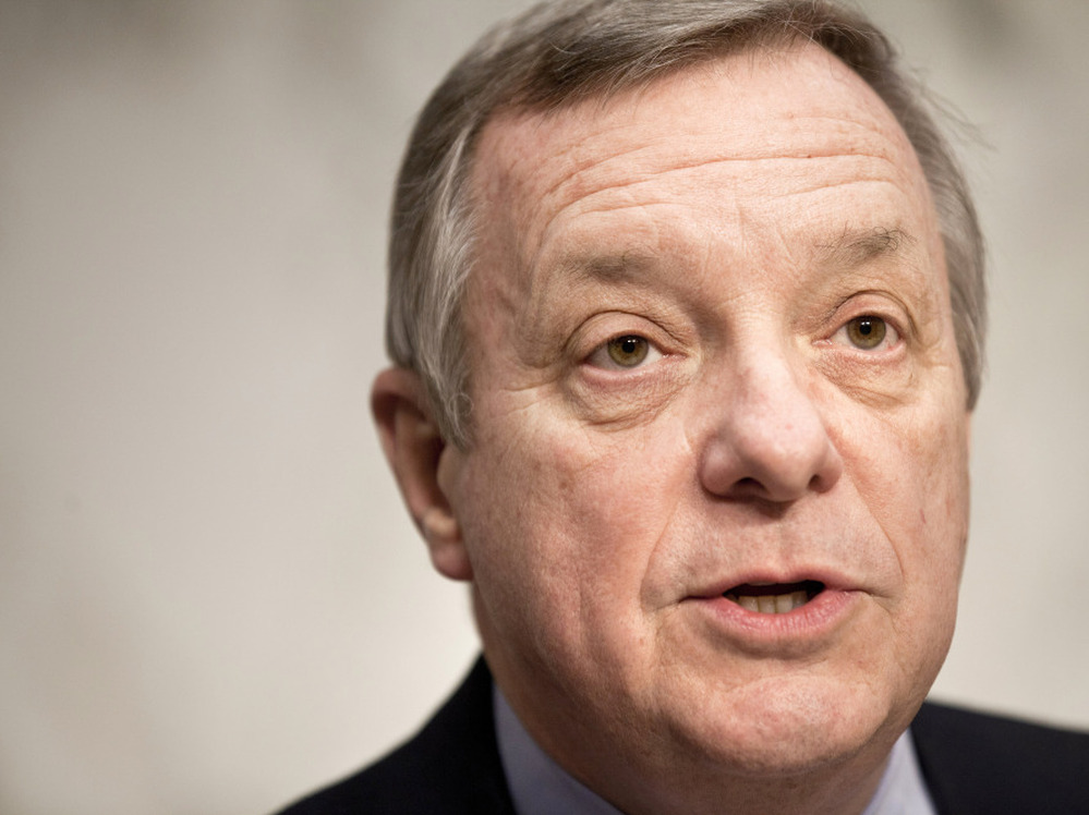 Senate Majority Whip Sen. Richard Durbin (D-IL) speaks during a Judiciary Committee hearing Wednesday to discuss the constitutionality of the new health law.