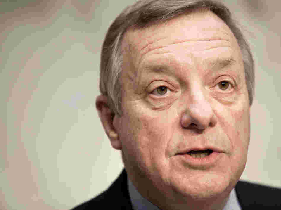 Senate Majority Whip Sen. Richard Durbin (D-IL) speaks during a Judiciary Committee hearing Wednesday to discuss the constitutionality of the new health law.