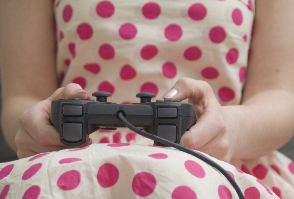For best behavior, don't let her play alone.