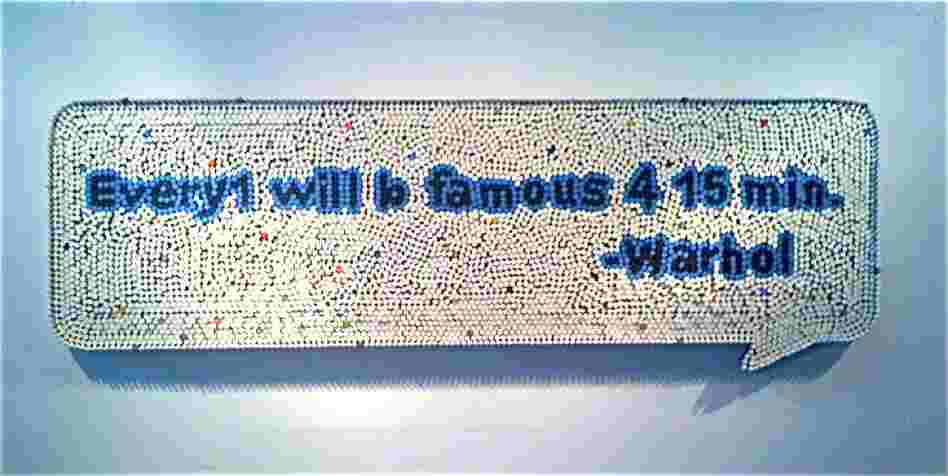 Txtual Healing AndyOne of a series of quotes based upon the idea that a few of Williams' favorite artists would text each other their most infamous quotations.