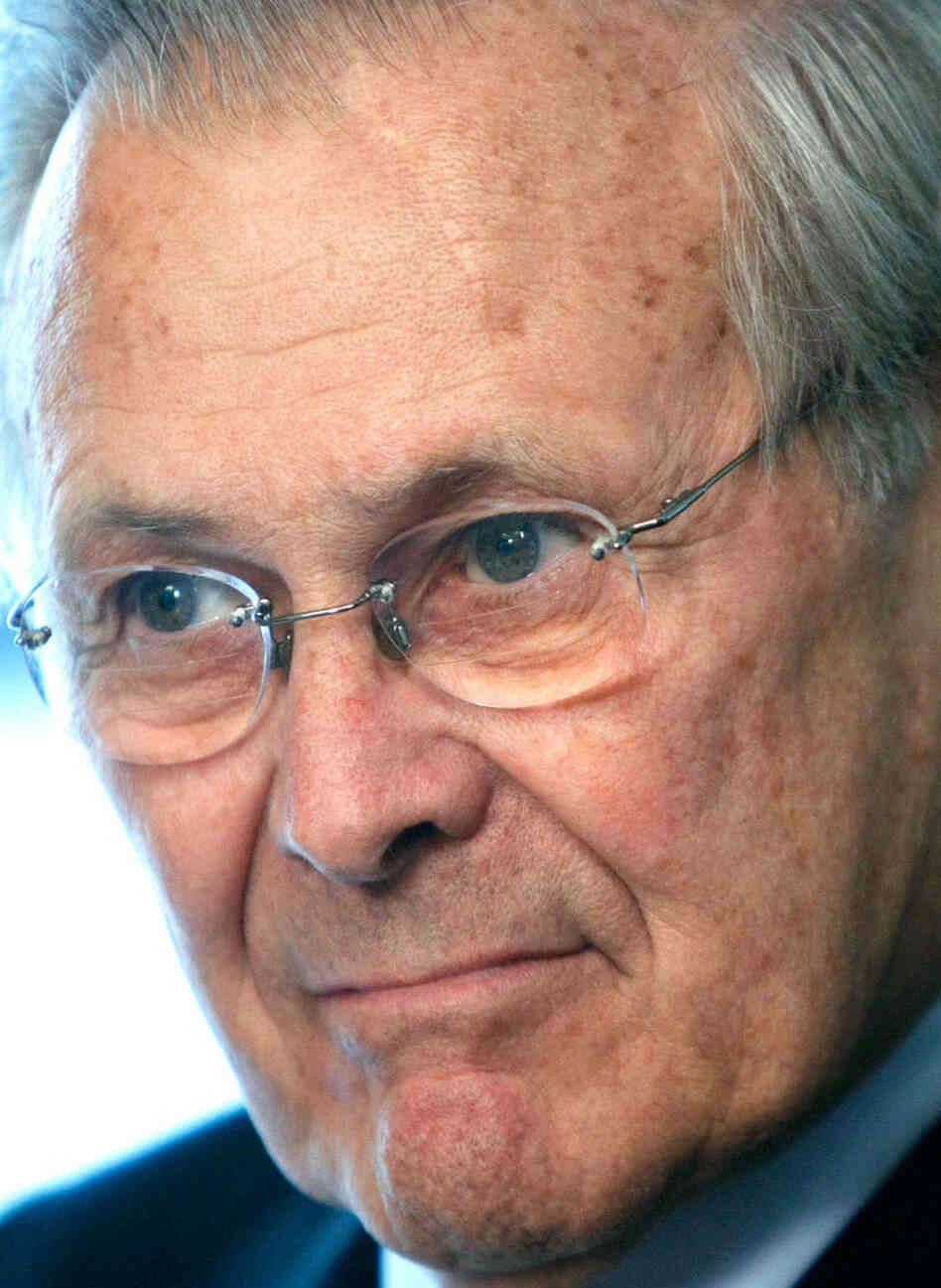 Former Defense Secretary Donald Rumsfeld. (2009 file photo.)