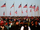 WASHINGTON, D.C. - JANUARY 20: People gather for the inauguration of Barack Obama as the 44th President of the United States of America on the National Mall January 20, 2009 in Washington, DC. Obama becomes the first African-American to be elected to the office of President in the history of the United States. (Photo by Mario Tama/Getty Images) WASHINGTON, D.C. - JANUARY 20: People gather for the inauguration of Barack Obama as the 44th President of the United States of America on the National Mall January 20, 2009 in Washington, DC. Obama becomes the first African-American to be elected to the office of President in the history of the United States. (Photo by Mario Tama/Getty Images)