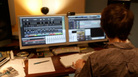 Ryan Lott of Son Lux in the studio. Ryan Lott of Son Lux in the studio.